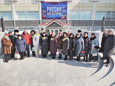 Общественники Уссурийска посетили исторический парк «Россия - моя история»