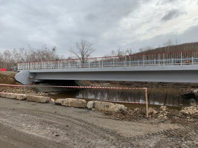 Строительство моста в селе Боголюбовка близится к завершению